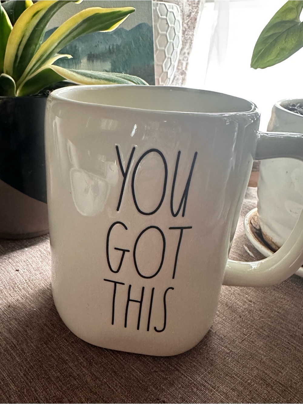 White 'You Got This' Ceramic Coffee Mug - Inspirational Home Dining Cup